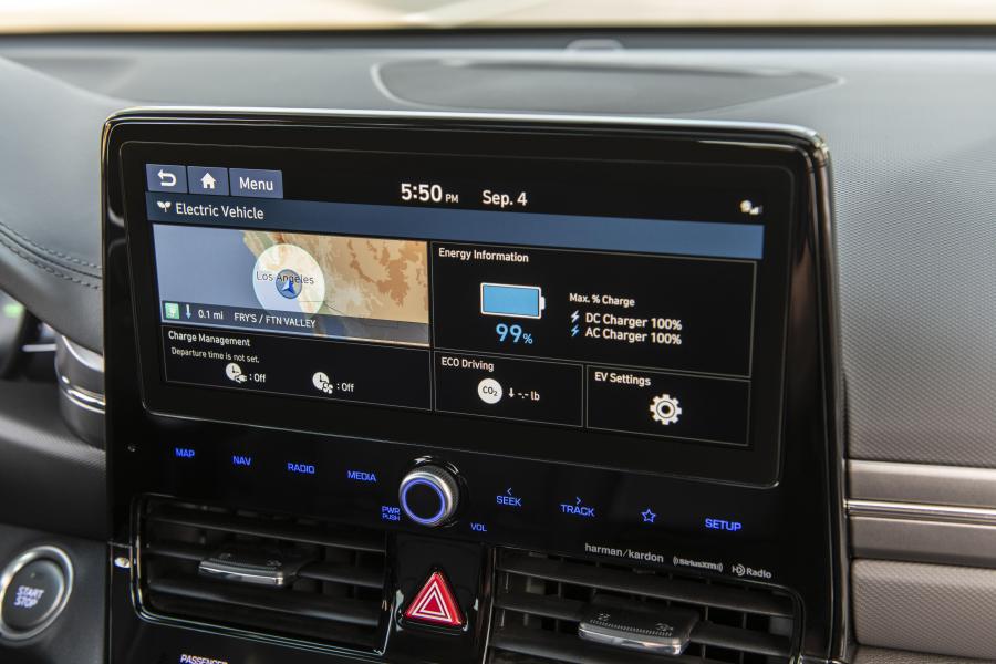 Детали интерьера Hyundai IONIQ electric (AE) 2019 года  (NA) (фото 20 из 40)